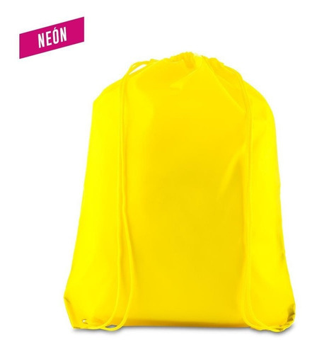 Tula Sporty Bag Sencilla Neón En Lona Poliéster 210d