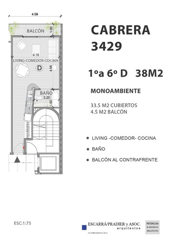 Imagen 19 de 21 de Venta Depto Monoambiente En Palermo Emprendimiento