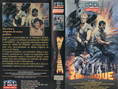 Zona De Ataque - Fritz Mathews - David A. Prior - Raro (Usado)