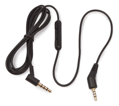 Cabo Bose Audio Cable Quietcomfort3 Qc3 Qc-3 Com Controltalk Cor Preto