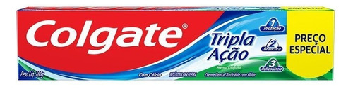 Creme Dental Menta Original Colgate Tripla Ação Caixa 180g Preço Especial