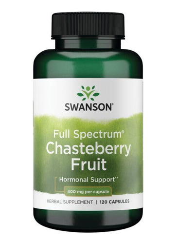 Vitex Chasteberry Fruit 400 Mg 120 Cápsulas