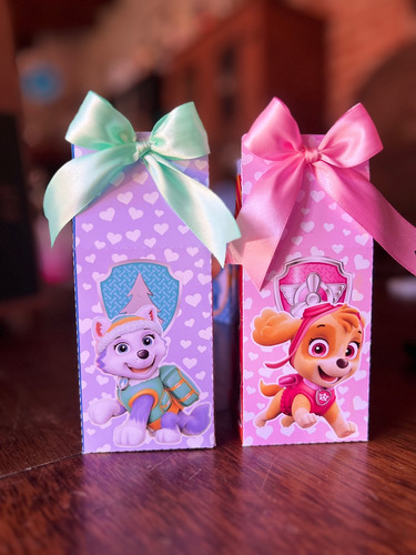 Cajitas Sorpresitas Milk Box Paw Patrol Niña X 10 Uni