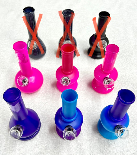 Imagen 2 de 5 de Bong, Bung O Pipa De Agua En Vidrio