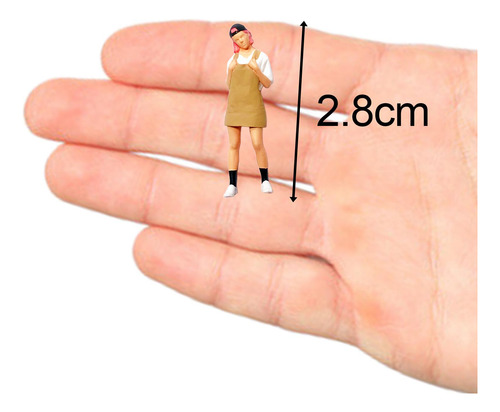 2x 1:64 Figuras De Personas Modelo De Personas En Miniatura