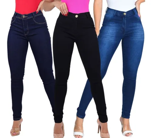 Calças jeans sale feminina mercado livre