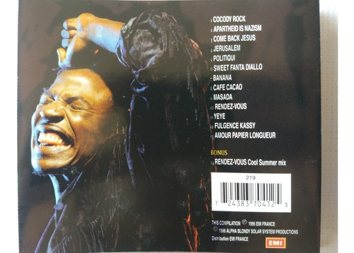 Alpha Blondy Cd The Best Of (Usado)