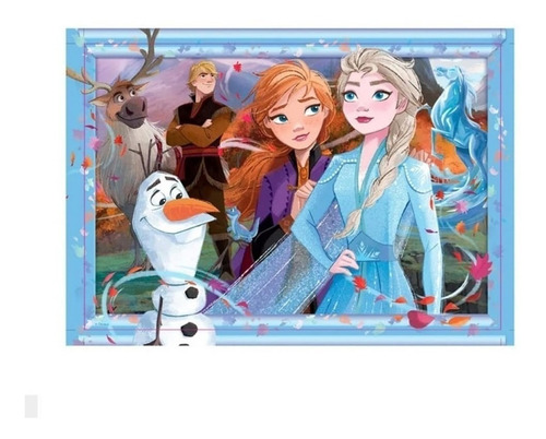 Rompecabezas Tapimovil Frozen II DFZ07834 de 120 piezas