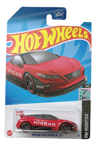 Hot Wheels Básico Nissan Leaf Nismo, Escala 1:64, Metálico 