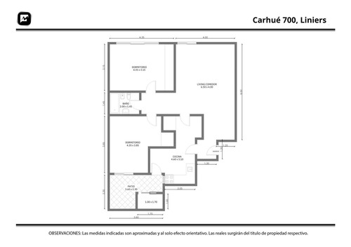 Departamento 3 Ambientes En Venta Liniers