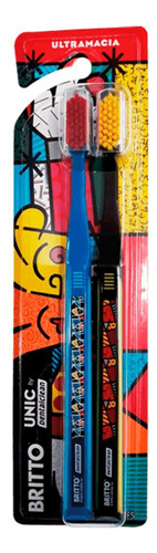 Kit Dentalclean Escovas Dentais Dual Romero Britto