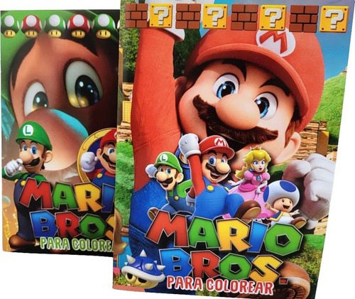 10 Libros Para Colorear De Super Mario Bross 