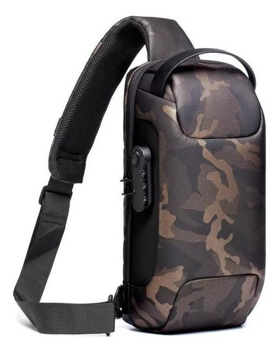 Bolso Bandolera Para Hombre, Mochila Usb Pequeña