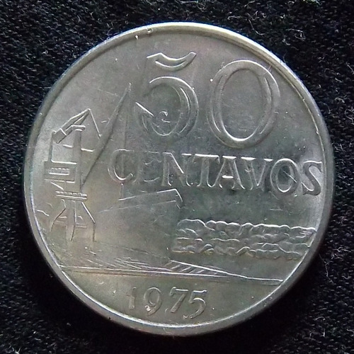 Brasil 50 Centavos 1975 Excelente Km 580a