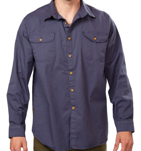 Camisa De Trabajo Gabardina 5oz Con Spandex Workflex