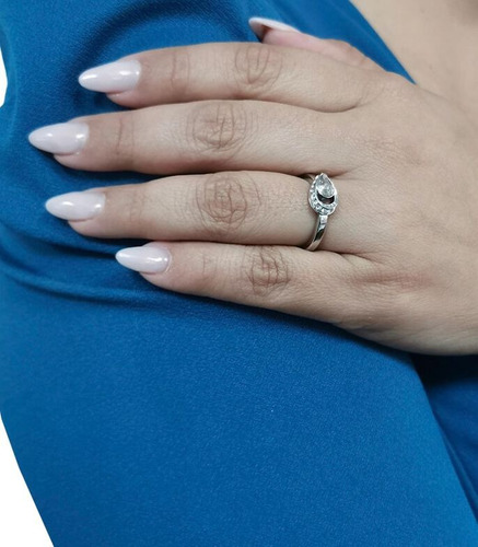 Anillo Lollipop Guess Mujer Plateado