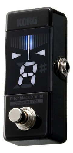 Afinador Cromático Pedal Korg Pitchblack X Mini