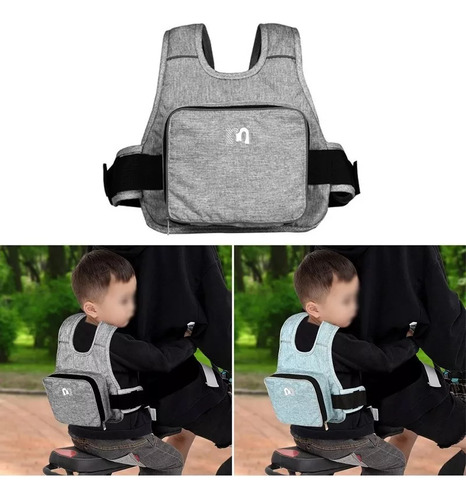 Cinturón De Seguridad Infantil, Para Motocicleta, Ajustable.