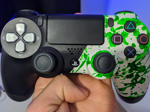 Mando Scuf Play 4 Personalizado Flourecente Ps4 Pc Android  