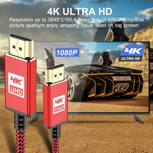 Avibrex Cable Hdmi 4k De 5.2 Ft, Hdmi 2.0 De Alta Velocidad
