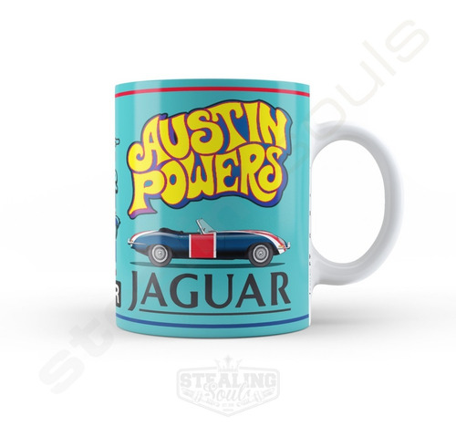 Taza Porcelana Fierrera | Austin Powers | Jaguar E-type 1961