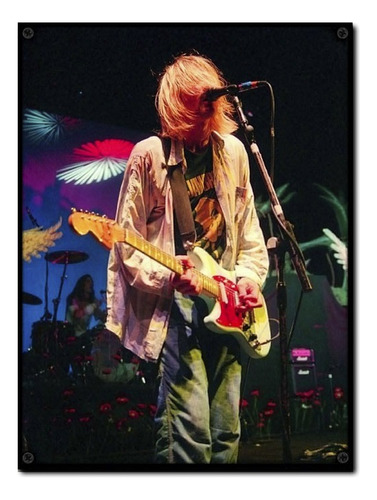 #1480 - Cuadro Decorativo Vintage Kurt Cobain Nirvana Poster