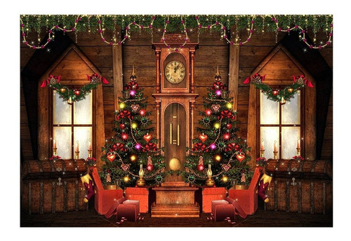 Fundo Fotográfico Tecido 3d Natal 3,00x2,50 Wfg-348