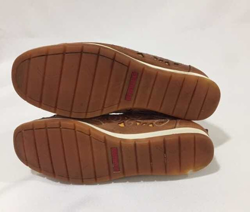 Zapato Zapatilla De Cuero Marca Pikolinos N*39 Café Usado Zapato Zapatilla De Cuero Marca Pikolinos N*39 Café Usado