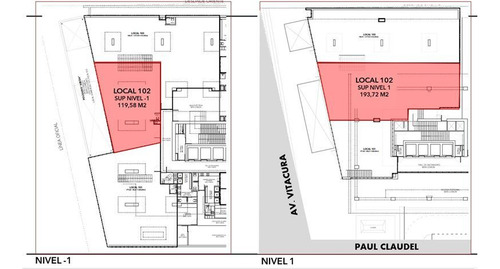 Arriendo Local Comercial En Vitacura 313m2