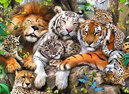 Rompecabezas Ravensburger Big Cat Nap - De 200 Piezas P Rmt