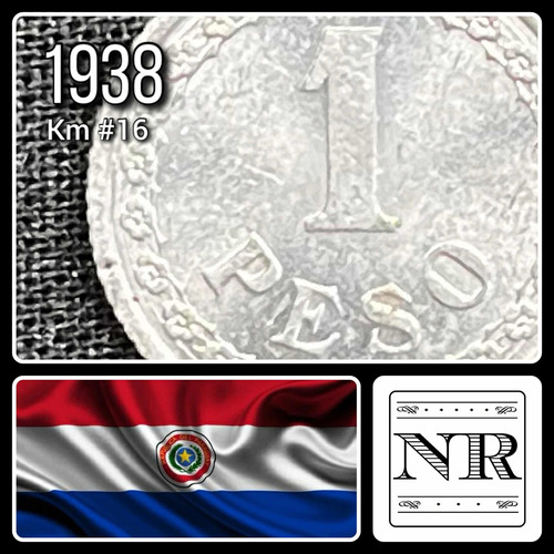 Paraguay - 1 Peso - Año 1938 - Km # 16 - Aluminio