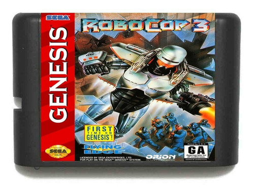 Robocop 3 Policial Mega Drive Genesis