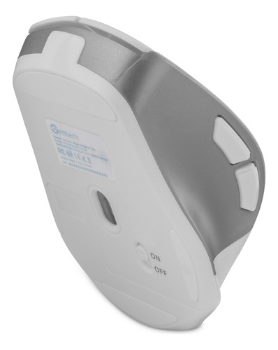 Mouse Ergonómico Getttech 1600dpi Óptico Bluetooth 2.4g