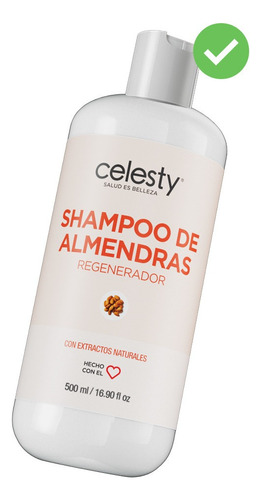  Shampoo Proteína Almendras 500ml Celesty® Cabello Seco
