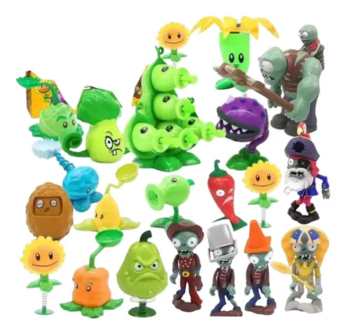 Set 21 Figuras Plantas Vs Zombie Calidad Diseño