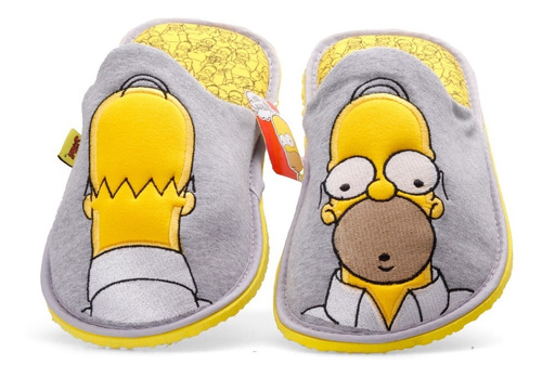 Pantufla Hombre Arra Ssbi30124 Gris The Simpsons Homero Gnv®