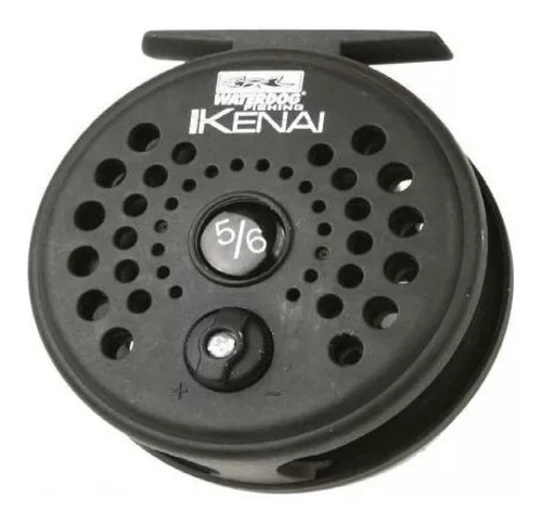 Reel Mosca Fly Cast Waterdog Kenai Grafito Linea #5-6