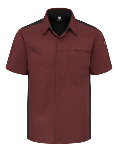 Red Kap 502m Camisa Cocina Manga Corta Repelente Aceite