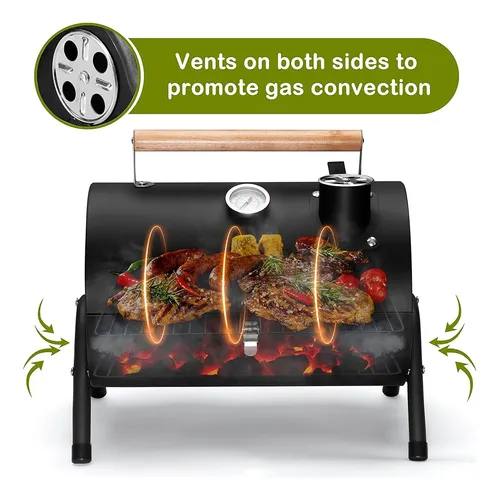 Leonyo Mini Parrilla De Carbón Portátil Para Barbacoa