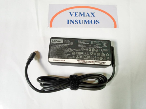 Imagen 1 de 3 de Cargador Lenovo Yoga S730-13iwl 81j0 Usb Type C Original