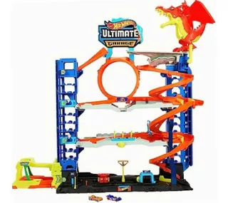 Hot Wheels City Pista De Juguete Ultimate Garage A Escala