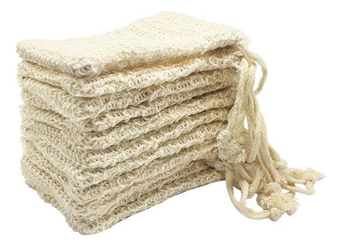 30 Bolsas De Jabón De Sisal Natural, Bolsa Ahorradora De Jab