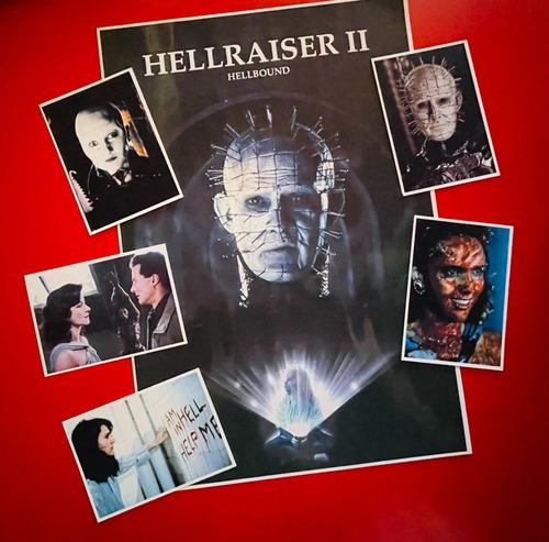 Poster Hellraiser Ii- 48x33 Cms+5 Postcards De 10x15 Cms