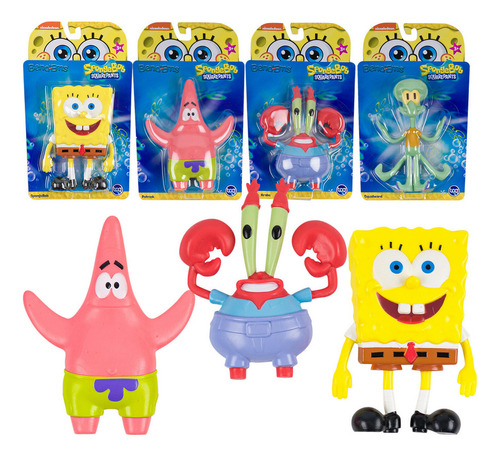 Figura Premium Bob Esponja  Juguete Niño Personaje A Elegir 