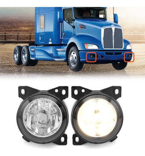 Luz Antiniebla Bombilla Par Lateral Universal Para Peterbilt