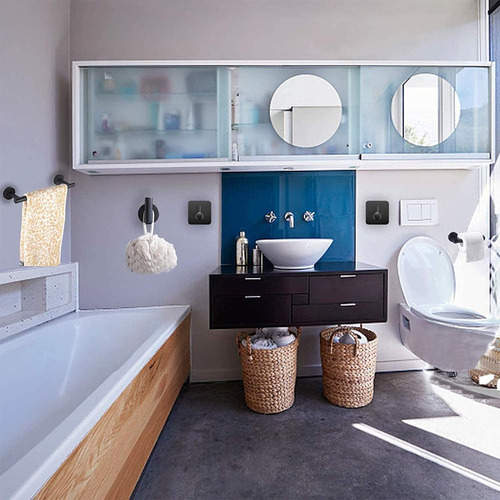 W Para Amb Juego De Accesorios Baño Barra Toalla,