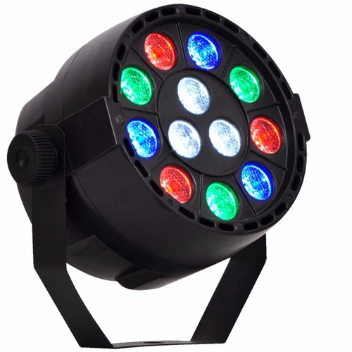 Canhão Par64 12 Leds Rgb Dmx Balada Festa Jogo De Luz