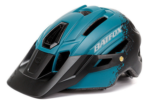 Casco De Bicicleta De Montaña Batfox Para Ciclismo Con Luz