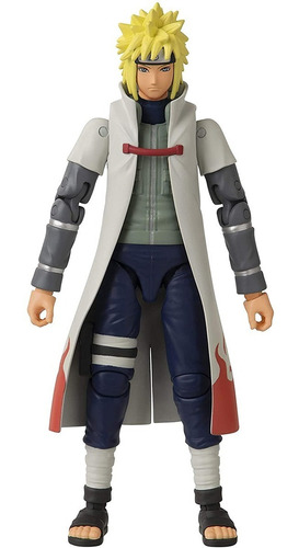 Figura Namikaze Minato Naruto 16cm Articulable Y Accesorios