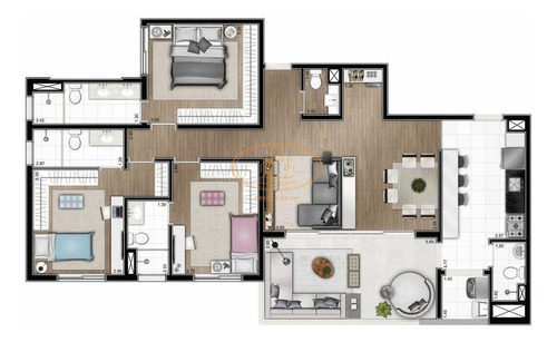 Apartamento Com 3 Dormitório(s) Localizado(a) No Bairro Perdizes Em São Paulo / São Paulo - 2974:906126